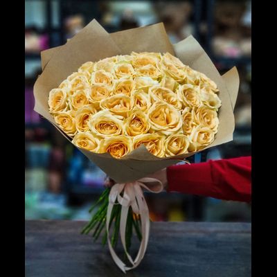 Роза Россия 60 см 51 шт