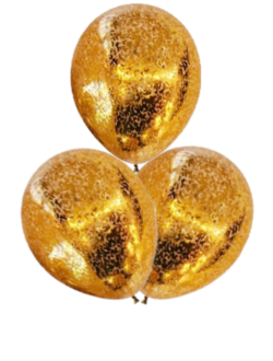 Шар с Конфетти (квадратное) / Confetti