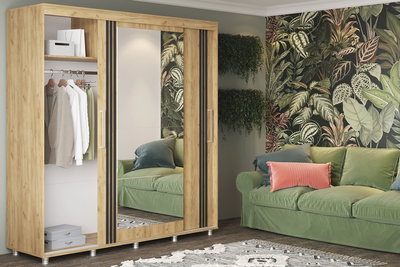 Форест 2.0 м шкаф-купе  Дуб крафт золотой