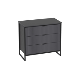 Нора Комод 3 ящ. графит  ш*г*в 875 ? 425 ? 790 мм