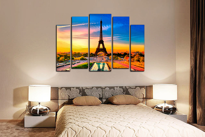 Модульная картина "Символ Парижа"