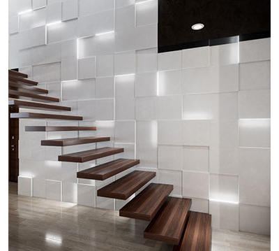 Световая 3D панель из МДФ в эмали "LightUnit (Max)" (ракурс 2)