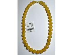 Бусы шары из натурального янтаря