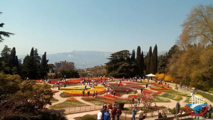 Никитский ботанический сад. Апрель