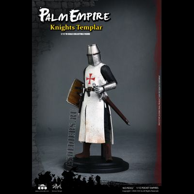 Тамплиер - Коллекционная фигурка 1/12 POCKET EMPIRES - TEMPLAR KNIGHT (PE002) - COOMODEL