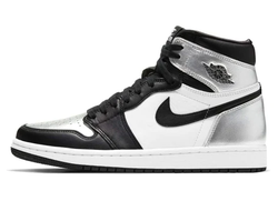 (WMNS) Air Jordan 1 Retro High OG Silver Toe CD0461-001