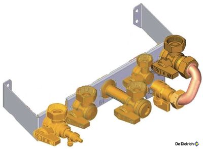Набор для гидравлического подключения Zena MS  (для двухконтурных без труб)