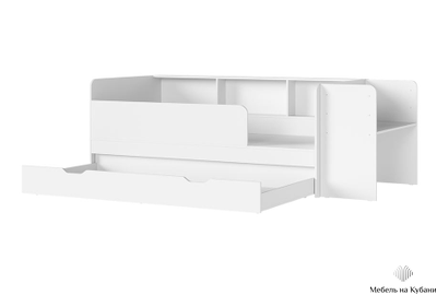 Руна КР 01 Кровать универсальная Белый/Белый