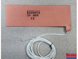 Гибкая нагревающая пластина 400 Вт 24 В (100х300) Keenovo (без 3М скотча,выносная контактная группа)