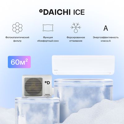 Настенная сплит-система Daichi Ice ICE60AVQ1/ICE60FV1