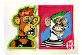 Печатный патч Обезьяны