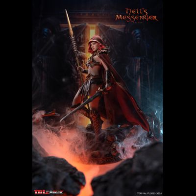 Адская вестница в золотом - КОЛЛЕКЦИОННАЯ ФИГУРКА 1/6 Hell's Messenger Golden (PL2022-202A) - TBLeague