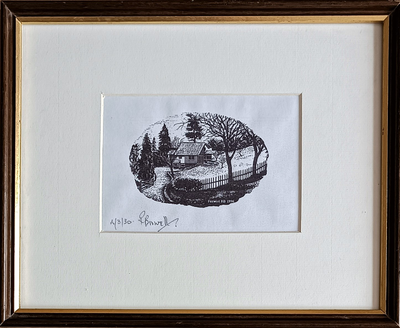 "Набережная" принт Franciszek Gajewski 2010-е годы