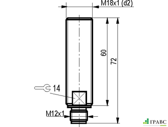 Индуктивный датчик ISB WC41A8-31N-4-ZS4-1