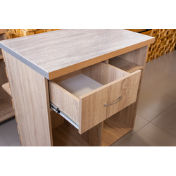 (ДРЛД-06) Прилавок рабочий "SOLID" с полкой, выкатной