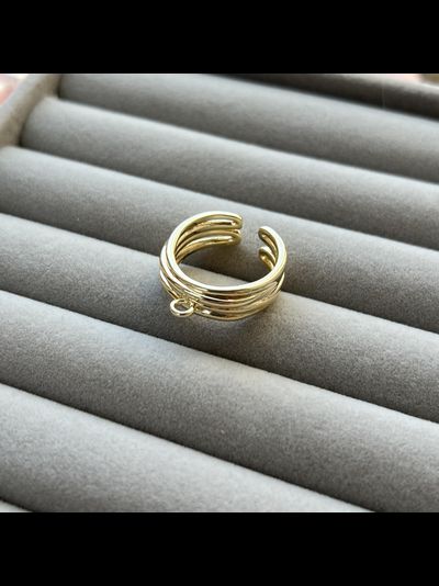 Кольцо-основа зол безразмерное 8мм