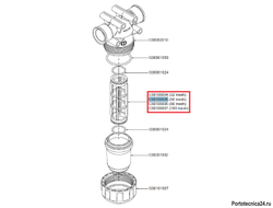 Фильтрующий элемент 50 меш, син. (замена K00101029)