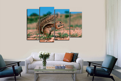 Модульная картина "Маленький грызун"