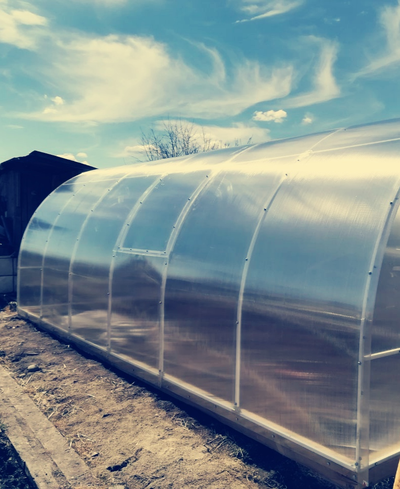 Поликарбонат сотовый «Тепличник Био» прозрачный, П:0,60, размер: 4мм*2,1м*6м