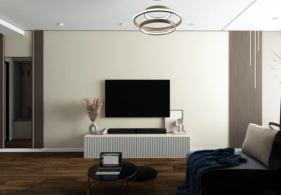 ЖК Континенталь. Гостиная