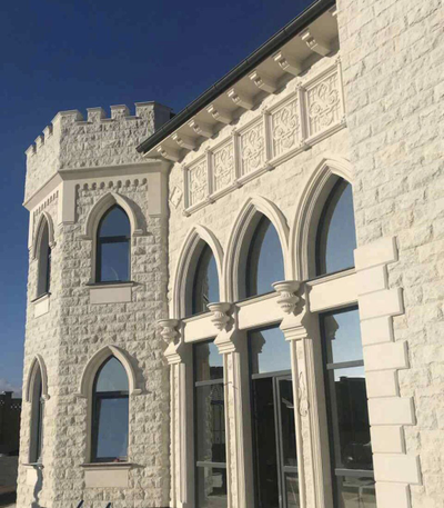 Доломит мекегинский белый со сколом