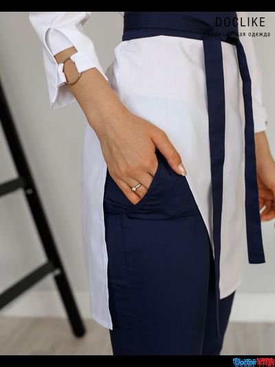 БЛУЗА DOCLIKE DL424 белая