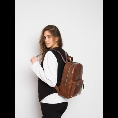 Женский кожаный рюкзак Albiate cognac (арт. 3103-03)