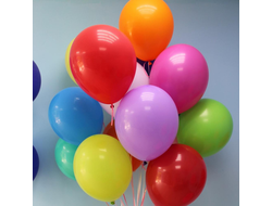 15 Разноцветных Гелиевых Шаров