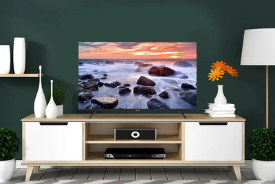 Телевизор Harper 55U770TS, 55", 4K, Smart TV Черный