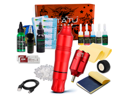 Тату набор Tattoo Kit - DragoArt P54 Red