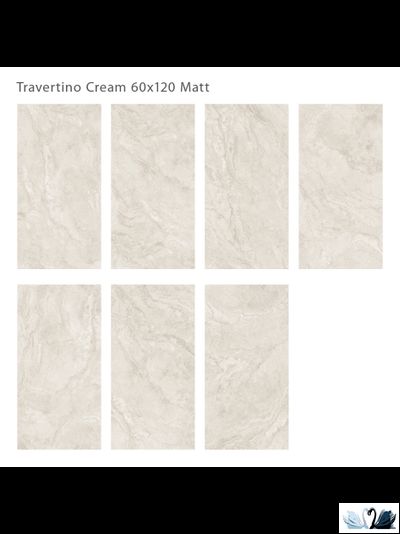 Керамогранит Staro Silk Travertino Cream 60х120 см матовый