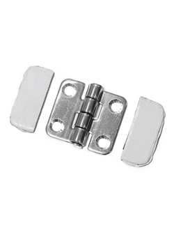 Петля неразъемная SUNFINE с накладками 40x40x2 мм, прямоугольная