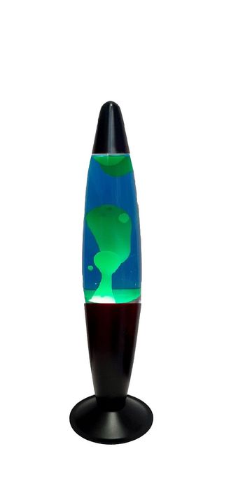 Лава лампа Зеленая/Синяя (black) 41 см