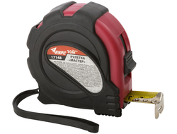 Рулетка прорезиненный корпус "Мастер" 10 м x 25 мм КУРС, 17148