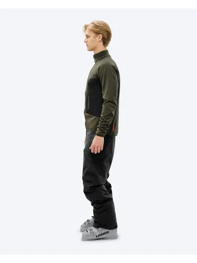 Techno Grid Fleece T-Neck (Forest Green) флис M