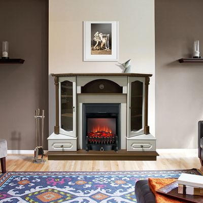 Электрокамин Вилс WT-NT с очагом Fobos