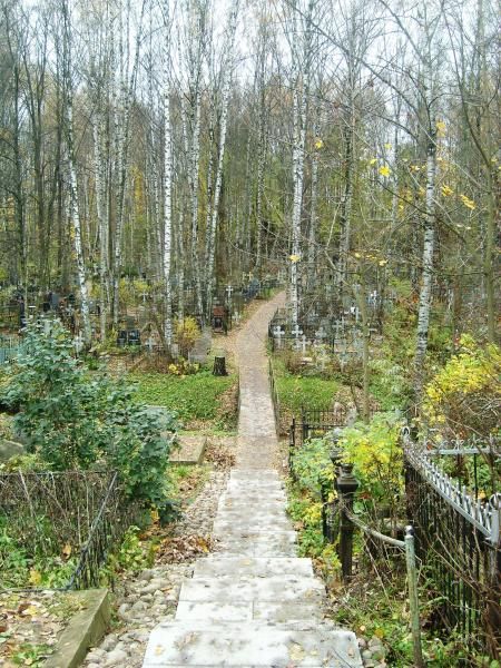 Картинка кладбище в Санкт-Петербурге