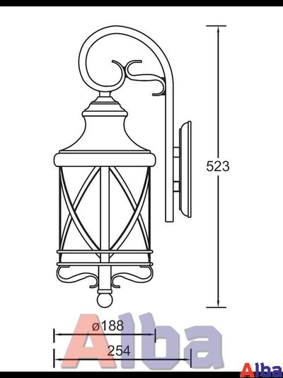 Lucerna 84802 Парковый светильник
