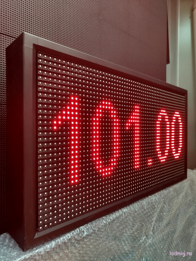 Ценовое табло для АЗС-370*690mm (красный) 4 и 5 разрядный