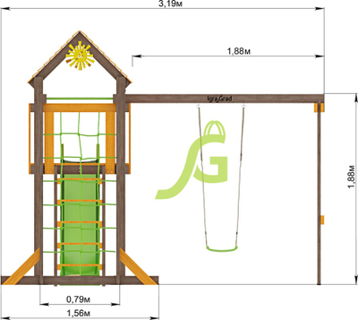 Детская площадка IgraGrad Игруня 3