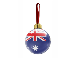 Новогодний ёлочный шар Австралия