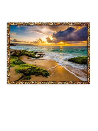 Картина на холсте в раме 159баг 70*50 "Побережье океана".