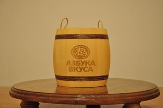 Бочонок для меда 0.3 литра веревка