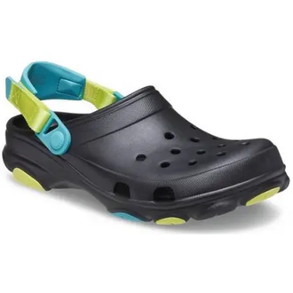 CROCS CLASSIC ALL TERRAIN CLOG ЧЕРНЫЕ С ГОЛУБЫМ