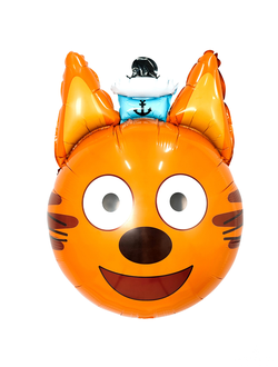 Шар (21''/53 см) Три Кота, голова Коржик