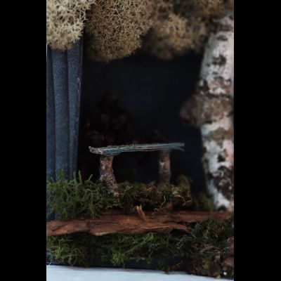 Новогодняя эко-картина № 1179