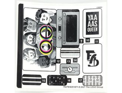 Sticker Sheet for Set 10291, Sheet 1 - 79278/6351871, n/a (10291stk01)