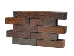 Кирпич клинкерный баварская кладка рустикатор алленбург 0.7 НФ Пятый элемент