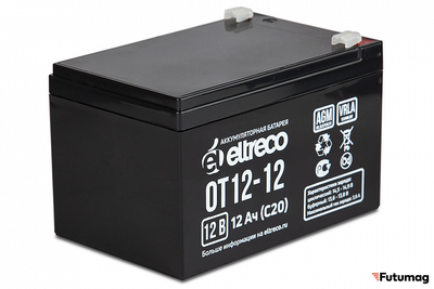 Аккумулятор Eltreco 6-F-12 (12V12A/H C20)