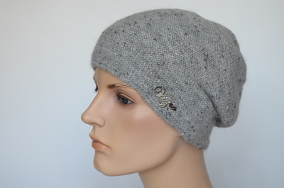 Итальянский берет серого цвета Вицио